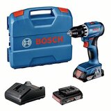 Bosch Professional GSR 18V-45 06019K3202 akumulatorski vrtalni vijačnik 18 V 2.0 Ah Li-Ion vklj. 2 akumulatorja\, vklj. polnilnik\, vklj. kovček, (21533592) Cene