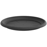  Kružni Pladanj za Cvijeće 24 pcs Crna Ø 27 x 2,5 cm Plastika | shoptok.hr
