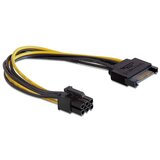 Delock adapter sata m - 6pin za grafične kartice pci-express 0,2m 82924 | Shoptok.si