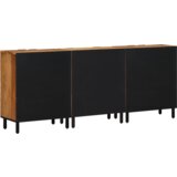 3 kom. sideboard smeđa 60x33x75 cm čvrsto drvo bagrem | shoptok.hr