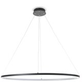 Tomasucci Črna viseča luč Oval Ring, višina 92 cm Cene