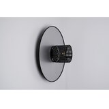  Duolla - Zidno svetlo TOKYO RATTAN 1xE27/15W/230V, prečnik 50 cm, srebrna/crna | Eponuda.com