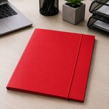  Cardboard Folder with Elastic Band, Lacquered, A4, 300 g/m2, Red | shoptok.hr