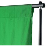  Pozadina pamučna bez stalka zelena 500 x 300 cm chroma key | shoptok.hr