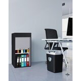MID.YOU pisarniška omara aktos l, črna | Shoptok.si