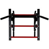 MOVEPRO gimnastičke zidne ljestve 215 cm sa šipkom za zgibove – za djecu i odrasle, crne | shoptok.hr