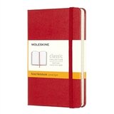 Moleskine Džepna bilježnica tvrde korice, crvena - crte | shoptok.hr