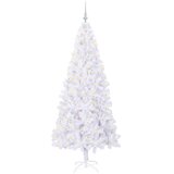  Umjetno božićno drvce s stalakom Bijelo 210 cm PVC i čelik | shoptok.hr