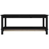  Stolić za kavu crni 110 x 55 x 45 cm od masivne borovine | shoptok.hr