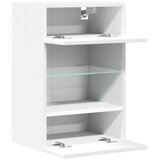  Zidni ormarići s LED svjetlima za TV 2 kom bijeli 40x30x60,5 cm | Eponuda.ba