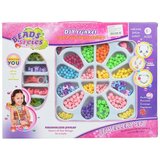 Magic Toys Beads Series: Set za izdelavo ogrlic in nakita 500+ barvnih biserov in dodatkov, pladenj za shranjev Cene