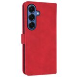 SUNSKY Eleganten ovitek etui iz umetnega usnja za Samsung S26 Plus, Rdeč | Shoptok.si