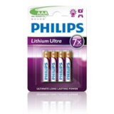 Philips baterija aaa - lithium ultra blister 4 kos (LR3) | Shoptok.si