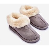 Boto Women's Slippers With Faux Fur Gray Lanose | shoptok.hr