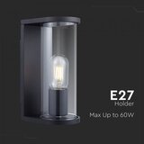 Spoljašnje zidno svetlo 1xE27/60W/230V IP44 crno/zadimljeno staklo | Eponuda.com