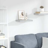  Plutajuća zidna polica siva boja betona 40 x 23 x 3,8 cm MDF | shoptok.hr