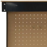  Radne klupe s policom Crna 81 x 41 x 145 cm Konstruirano drvo | shoptok.hr
