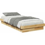vidaXL okvir kreveta bez madraca 80x200 cm masivne hrastovine | shoptok.hr