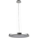 Searchlight Lexi 1 viseča stropna svetilka, kromirana, bela, vgrajena LED svetilka iz stekla, (22101186) | Shoptok.si