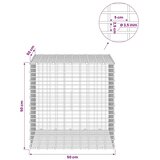  Gabion s žicom debljine 3 5 mm i mrežom 5x2 5 cm 50x50x50 cm - 50 cm 50 cm 50 cm | shoptok.hr