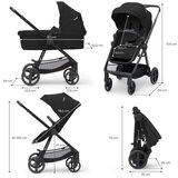 Kinderkraft KOLICA 3U1 NEWLY MINK PRO CLASSIC BLACK | ePonuda.com