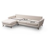  Ugaona garnitura Mayorka 93x85x303cm Bež | Eponuda.ba