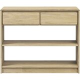 Konzolni stol SAUDA boja hrasta 89 5 x 36 5 x 73 cm od borovine | shoptok.hr