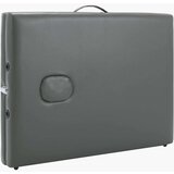 vidaXL Masažna miza z 2 conama aluminijast okvir antracitna 186x68 cm | Shoptok.si