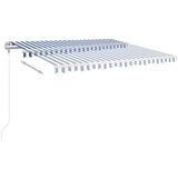 Tenda na automatsko uvlačenje 400 x 350 cm plavo-bijela | shoptok.hr