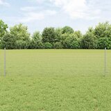  Zatvorena žičana ograda s postovima 10 x 0,5 m Pocinčani čelik | shoptok.hr