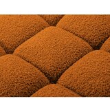 Micadoni Oranžen modul za sedežno garnituro iz tkanine bouclé (desni kot) Bellis – Home | Shoptok.si