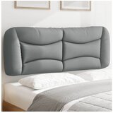vidaXL Jastuk za uzglavlje Hvar svjetlosivi 137 cm od tkanine - Svjetlosiva 137 cm | shoptok.hr
