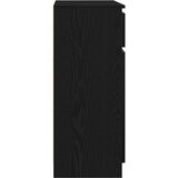  Komoda s ladicama crni hrast 71x35x84 cm konstruirano drvo | shoptok.hr