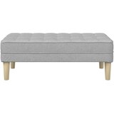  Klupa s jastukom Oblačnosiva 113 x 57 x 39 cm tkanina | Eponuda.com