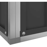  Voliera srebrna 210,5x107x212 cm jeklo | Shoptok.si
