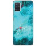  Silikonska maska za Samsung A515F Galaxy A51 Marble Sky Print akvamarin Cene
