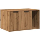 vidaXL Omara za mačje stranišče artisian hrast 80x50x45 cm inž. les | Shoptok.si