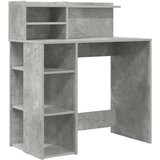  Stol Betonski sivi 90 x 48 x 101,5 cm Konstruirano drvo | shoptok.hr