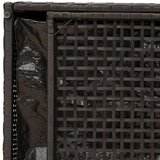 vidaXL Vanjska klupa za odlaganje s crnim jastukom 100 cm | shoptok.hr