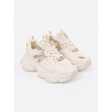 Shelvt Light beige sneakers with a thick sole | Shoptok.si
