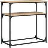  Konzolni stol boja hrasta 75 x 35,5 x 75 cm konstruirano drvo | shoptok.hr