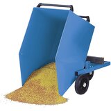 eurokraft pro Prekucna posoda za razsuto blago, s kolesi iz polne gume, prostornina 0,25 m³ | Shoptok.si