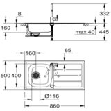Olimp Sport Set sudopera i kuhinjska slavina grohe | ePonuda.com