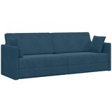  Podni kauč na razvlačenje Plava 213 x 70 x 77 cm Baršun | shoptok.hr