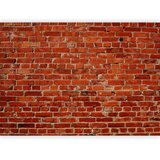  Foto tapeta - Old wall – retro-style red brick wall 200x140 Vodootporna | shoptok.hr