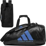 Športna torba – nahrbtnik PU 3 v 1 Adidas – Combat Sports - Črna/modra , Medium