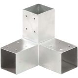 vidaXL spojnici za stupove u y-obliku 4 kom pocinčani metal 71 x 71 mm | shoptok.hr