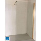 Linni tuš paravan walk-in elegance gold, providno staklo 8mm, zlatni profil, 80x200cm Cene