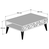  Club sto Line 90x34.6x60cm Hrast | Eponuda.ba