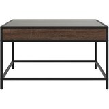  Stolić s beskonačnim LED svjetlima boja hrasta 70x50x41 cm | shoptok.hr
